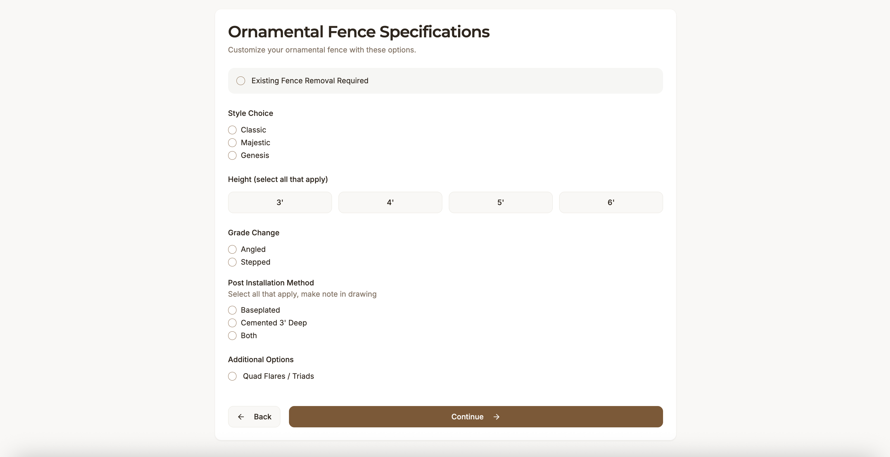 Fence & Deck Estimator Tool